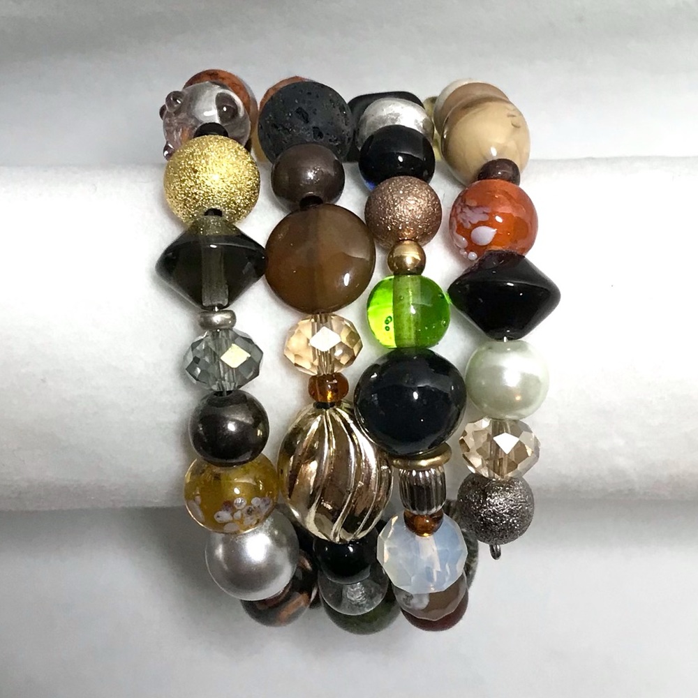 Handmade Bracelet with Vintage and Modern Elements  (NB72-3H) New Without Tags - Picture 4 of 8